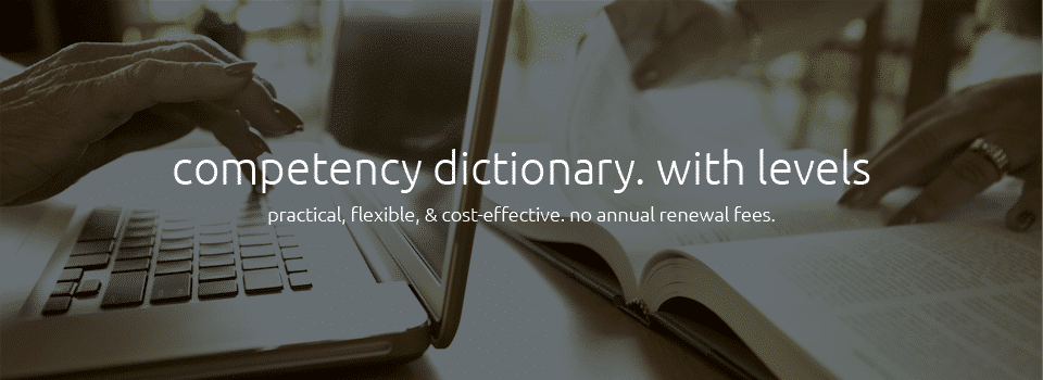 Competency Dictionary With Levels