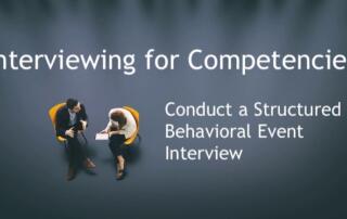 Use Competency Interview Guides To Conduct Structured Event Interviews