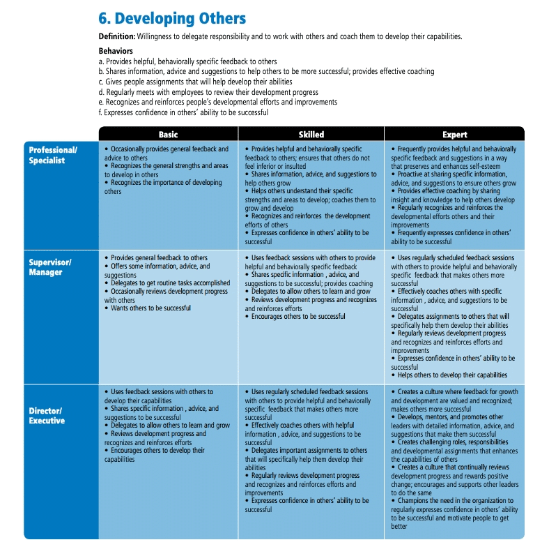 Competency Dictionary With Levels Competency Dictionary with Levels