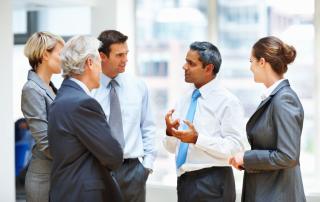Executives Discussing Organization Problem